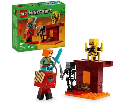 LEGO® Minecraft® 21266 Lávová bitka v Netheri