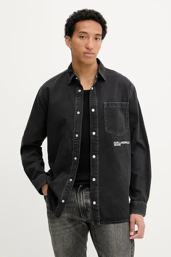 Rifľová košeľa Karl Lagerfeld Jeans