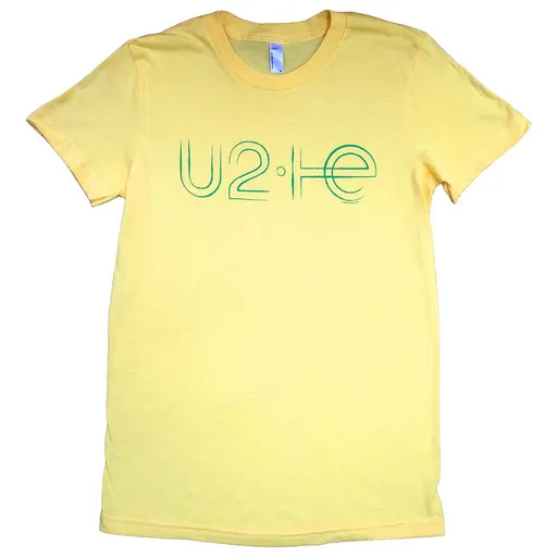 U2 tričko Brazil Logo Babydoll Žltá S