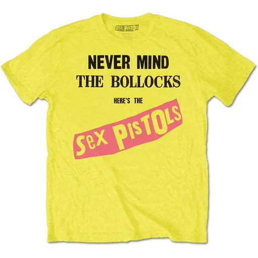 Sex Pistols tričko NMTB Original Album Žltá S