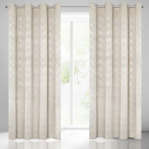 ArtFir Záves CHILL K | béžová/strieborná 140 x 250 cm