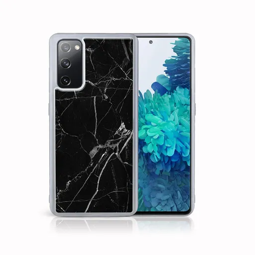 MY ART Ochranný kryt Samsung Galaxy S20 FE BLACK MARBLE  (142)