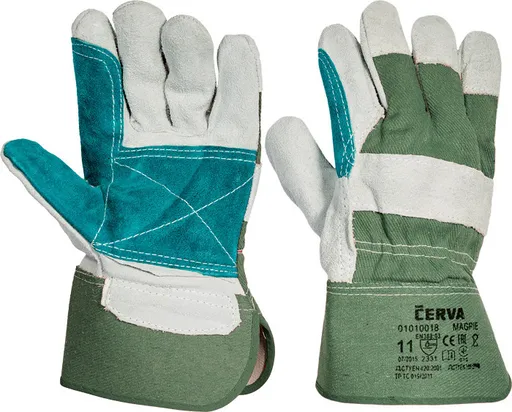 MAGPIE rukavice komb. červená - 11