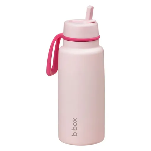 B.BOX Nerezová termofľaša so slamkou ružová 1 l