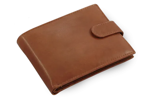 Tmavo hnedá pánska kožená peňaženka so zápinkou 513-2007-47