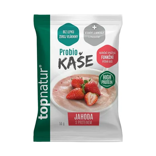 TOPNATUR Probio kaša jahoda proteín 50 g