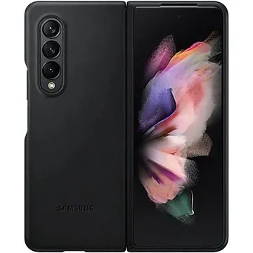 Samsung kožené flipové puzdro pre Galaxy Z Fold3 čierne (EF-VF926LBEGWW)