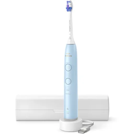 Philips Sonicare 6100 HX7406/02 sonická elektrická zubná kefka Light Blue 1 ks