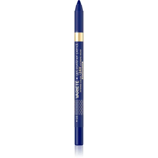 Eveline Cosmetics Variété vodeodolná gélová ceruzka na oči odtieň 03 Blue 1 ks
