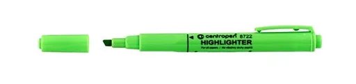 Zvýrazňovač Centropen 8722 zelený klinový hrot 1-4mm