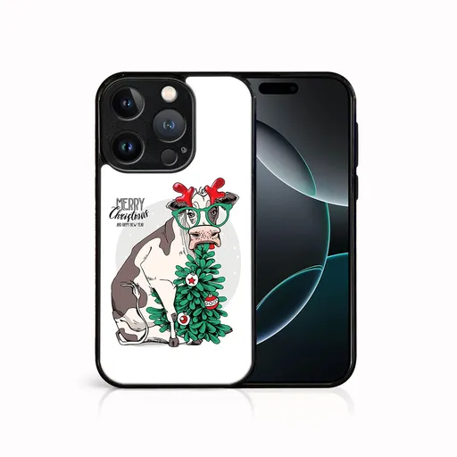 MY ART Kryt s vianočným dizajnom Apple iPhone 16 Pro Max MERRY CHRISTMAS (074)