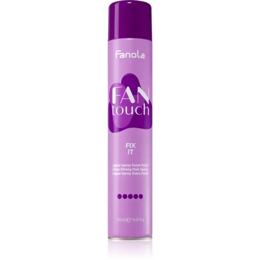 Fanola FAN touch FIX IT lak na vlasy s extra silnou fixáciou 500 ml