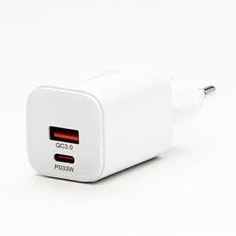 Powerton ENERGY VOLTIX Síťový adaptér 33W, 2 porty, USB-C, USB-A, 33W GaN Charger