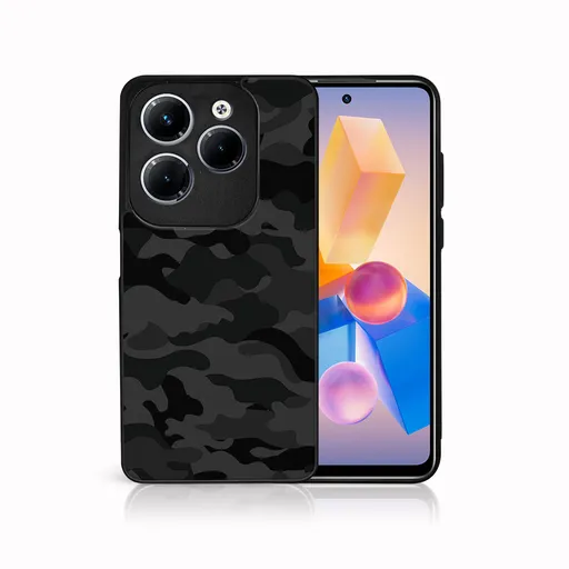 MY ART Ochranný kryt pre Infinix Hot 40 / Hot 40 Pro BLACK CAMO (234)