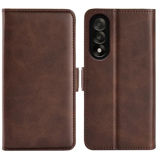 SIDE Peňaženkové puzdro pre OnePlus Nord 5 5G tmavohnedé