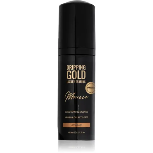 Dripping Gold Luxury Tanning Mousse samoopaľovacia pena odtieň Ultra Dark 150 ml
