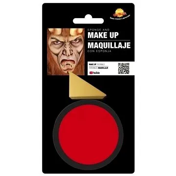Červený Make-Up s Hubkou – Halloween – 9 g (8434077156209)