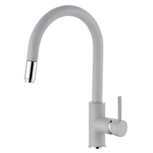 Alveus Delos drezová batéria s vyťahovacou sprškou betón 1129019