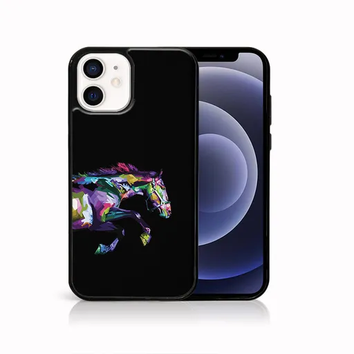 MY ART Ochranný obal pre Apple iPhone 12 mini HORSE (249)