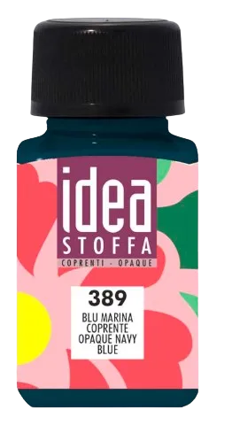 MAIMERI IDEA STOFFA - Farby na textil 389 - opaque navy blue, 60 ml