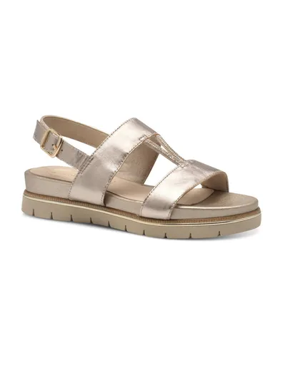 Sandále Tamaris Comfort® na klinovej podrážke, vzorovaná podrážka