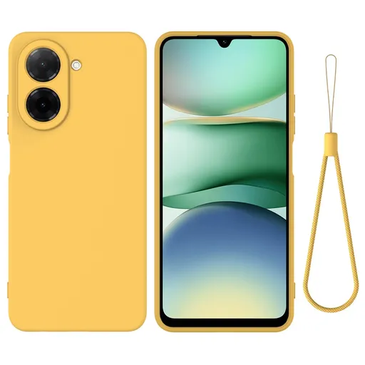 RUBBER Ochranný kryt pre Xiaomi Redmi A5 žltý