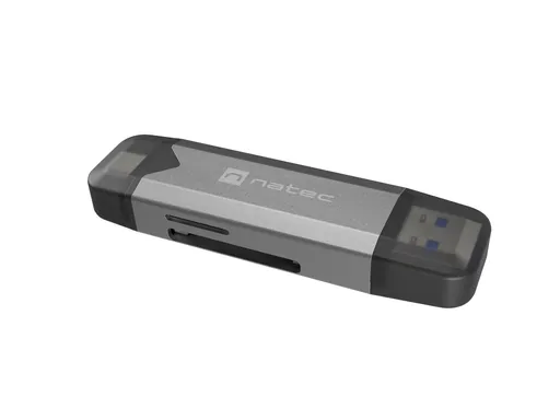 Čítačka kariet Natec SCARAB 3 USB-A + USB-C 3.1 GEN 1/microSD/microSDHC/microSDXC/SD/SDHC/SDXC/T-Flash
