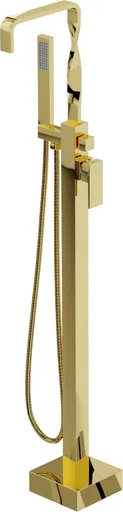 MEXEN - Avila Voľne stojaca vaňová batéria, zlatá 75833-50