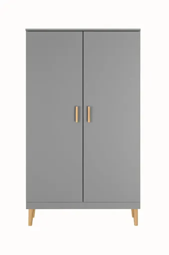 Elvisia Šatníková skriňa KUBI | sivá