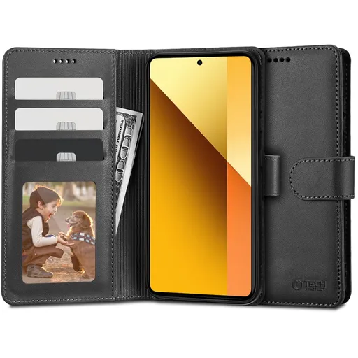 TECH-PROTECT WALLET Puzdro pre Xiaomi Redmi Note 13 5G čierny