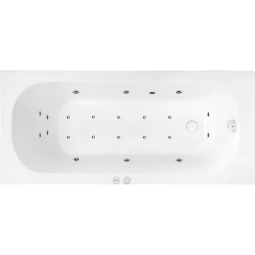 Masážna vaňa SIKO Mika 180x80 cm MEDIUM akrylát pravá SIKOHMMMIKA180P