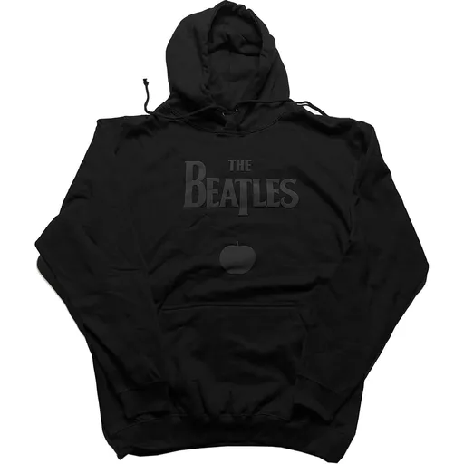 The Beatles mikina Drop T Logo & Apple Čierna S