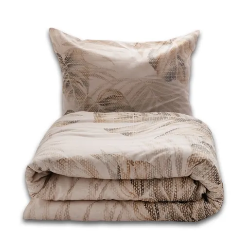 Obliečky zo zmesi bavlny a ľanu Monstera, 160 x 200 cm, 2 ks 70 x 80 cm