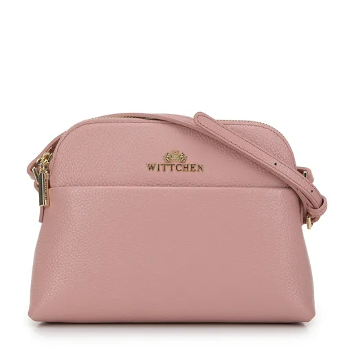 Trapézová kožená mini kabelka 29-4E-020-P