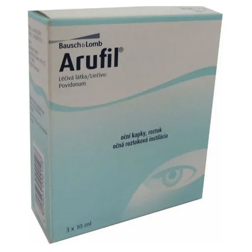 ARUFIL Očná roztoková instilácia 3 x 10 ml