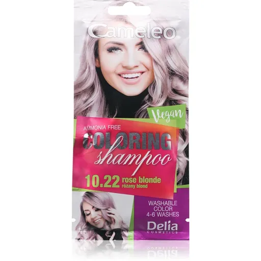 Delia Cosmetics Cameleo Coloring Shampoo tónovací šampón na vlasy odtieň 10.22 Rose Blonde 40 ml