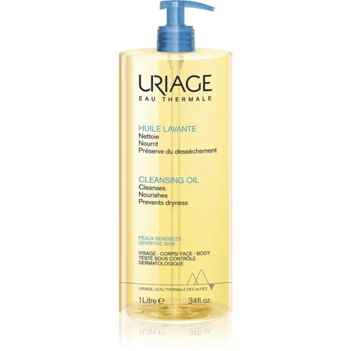 Uriage Hygiène Cleansing Oil umývací olej na tvár a telo 1000 ml