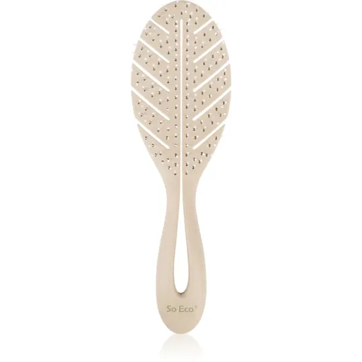 So Eco Biodegradable Detangling Leaf Brush kompostovateľná kefa na mokré vlasy 1 ks