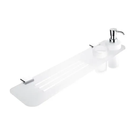 Nimco Kibo polička vrátane pohárechróm KIX3605831W26