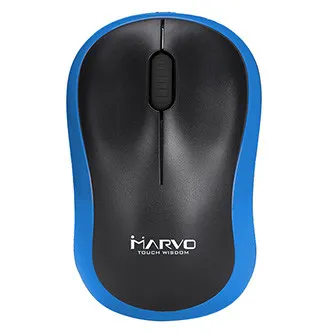 Marvo DWM100BL Myš bezdrôtová, čierno-modrá, 1000DPI