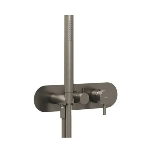 Ravak Espirit sprchová a vaňová batéria bez podomietkového telesa grafit kartáčovaný X070319