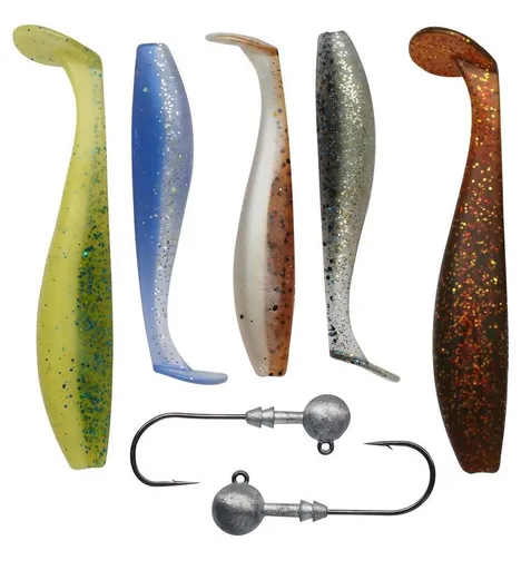 Abu garcia set gumových nástrah starter pack zander - zubáč