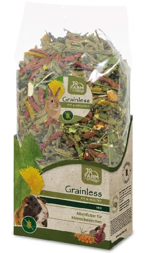 JR FARM Grainless HEALT MIX kompletné krmivo pre morčatá 600g
