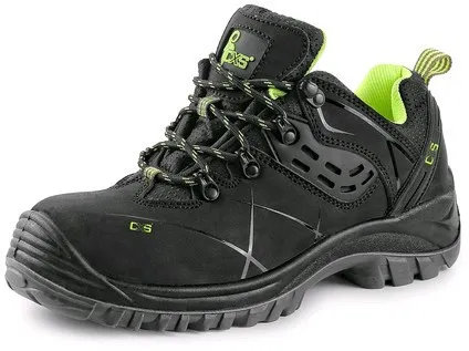 Obuv poltopánka CXS Universe Comet S3 čierno-zelená, veľ. 47