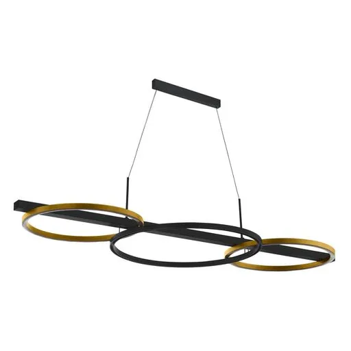 LED závesné osvetlenie Eglo LANACERA zlatá 390087