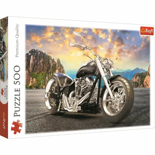 Trefl Black motorcycle 500 dielov puzzle