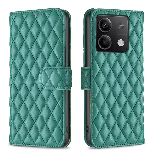 LATTICE Ochranné puzdro pre Xiaomi Redmi Note 13 5G zelené