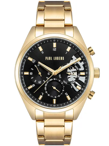 PÁNSKE HODINKY PAUL LORENS - PL20003B-1D1 (zg387b) + KRABIČKA