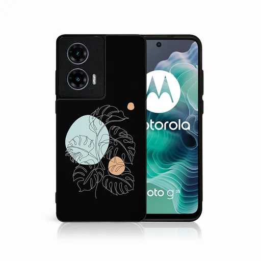 MY ART Ochranný kryt pre Motorola Moto G35 5G MONSTERA (194)