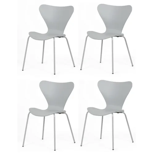 Sada jedálenských stoličiek CT-X7034 GREY, 4 ks